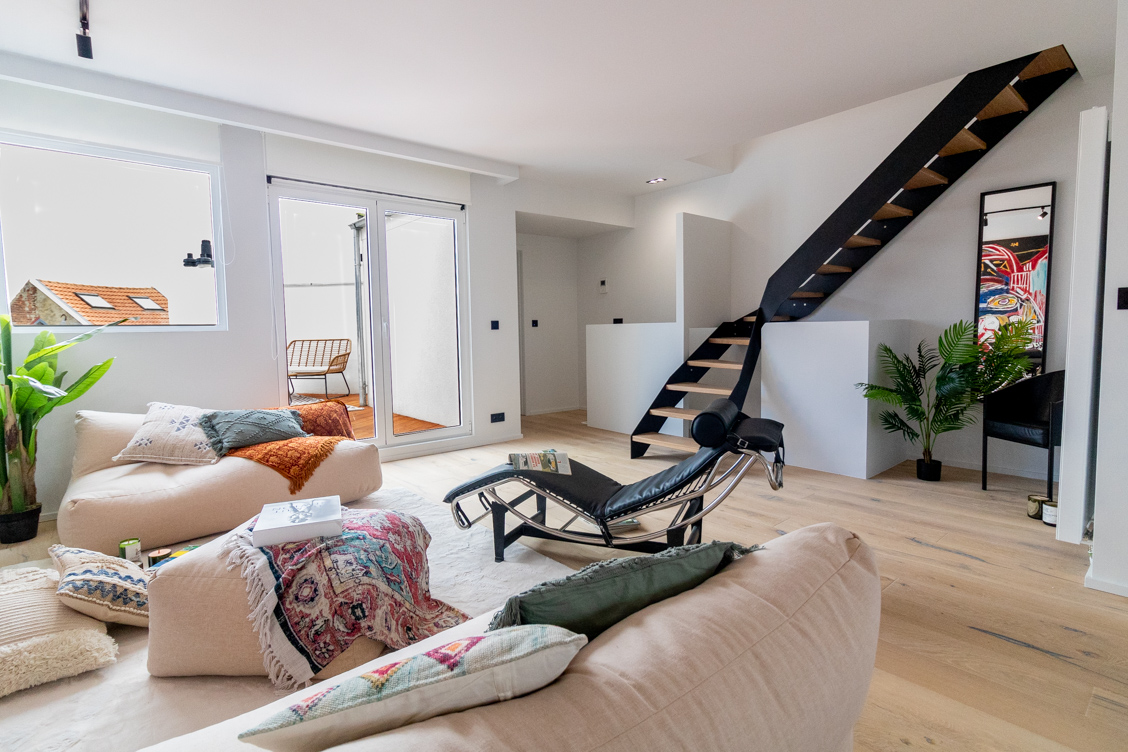 Chambre lumineuse — appartement rénové